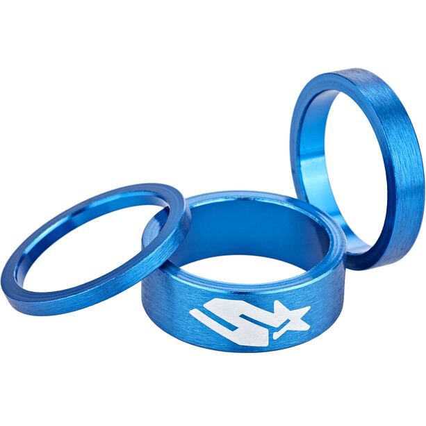 Spank Headset Spacer Kit 3 Pieces blue