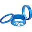 Spank Headset Spacer Kit 3 Stück blau