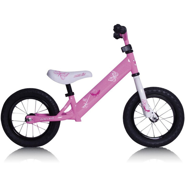 Rebel Kidz Air Bicicletas sin pedales 12,5" Niños, rosa