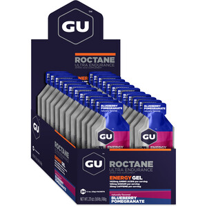 GU Energy Roctane Energy Gel Box 24 x 32g Blaubeere Granatapfel 