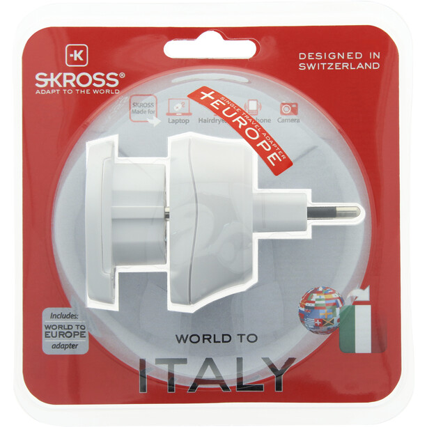 SKROSS Combo Steckeradapter World to Italien
