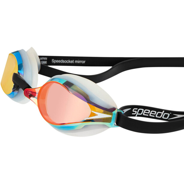 speedo Fastskin Speedsocket 2 Mirror Goggles, wit/zwart