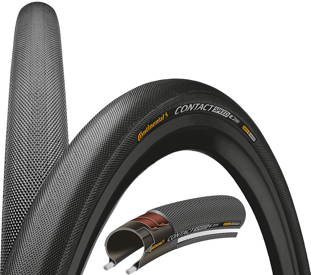 Conti neumáticos de bicicleta contact plus reflex 28x1.60" 42-622 negro reflex 