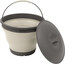 Outwell Collaps Bucket con Tapa, blanco/gris