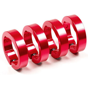 Sixpack Spare clamping rings, rood
