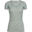 Icebreaker Siren Sweetheart T-shirt Dames, grijs/groen