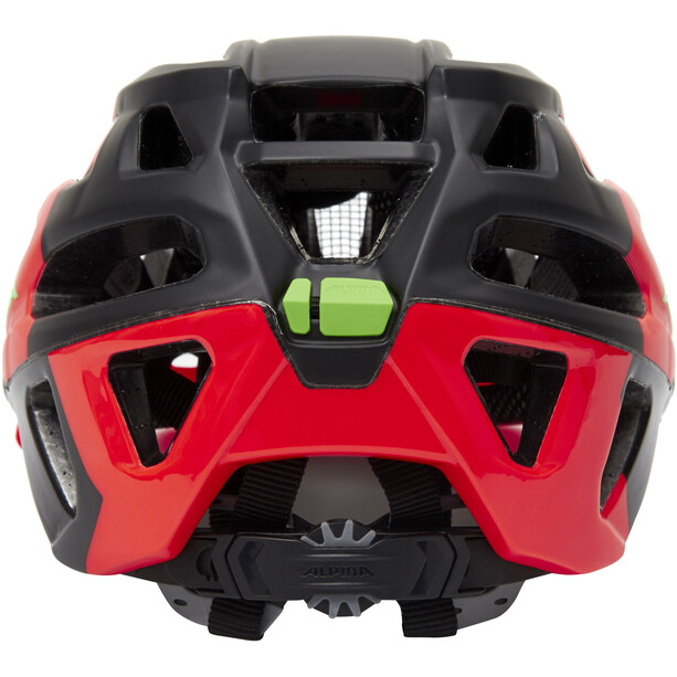 Alpina Garbanzo Helmet neon red-black