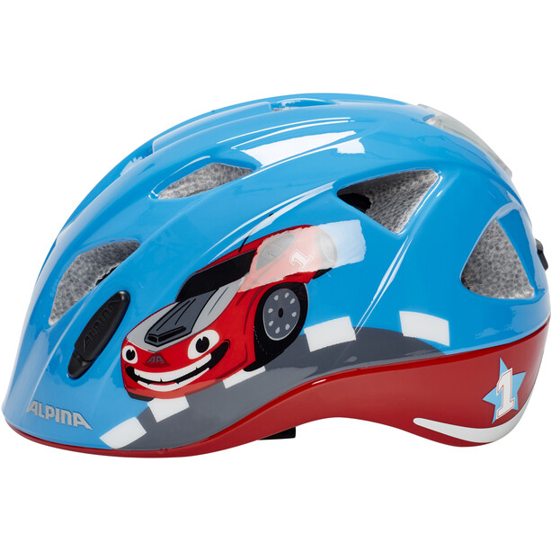 Alpina Ximo Flash Helmet Kids red car