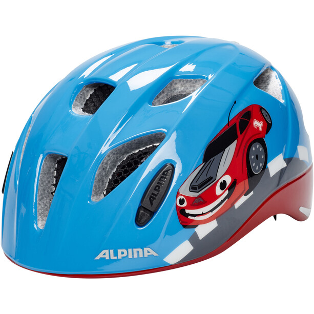 Alpina Ximo Flash Helmet Kids red car