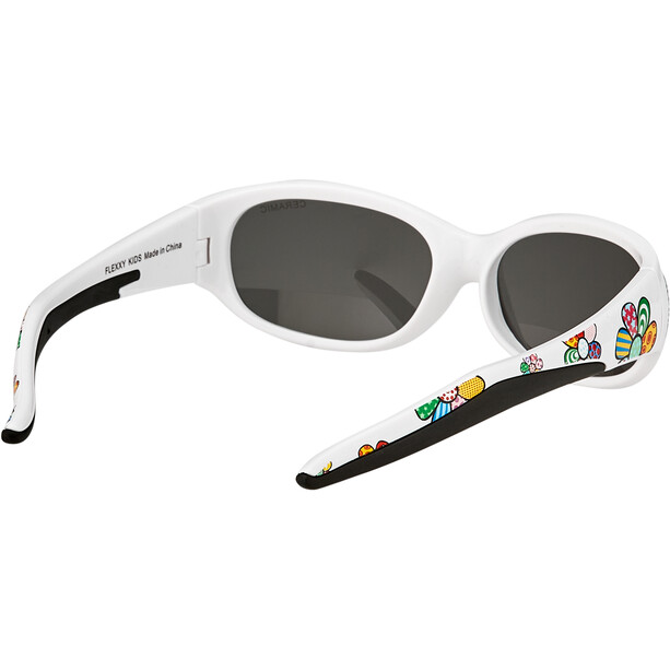 Alpina Flexxy Okulary rowerowe Dzieci, biały