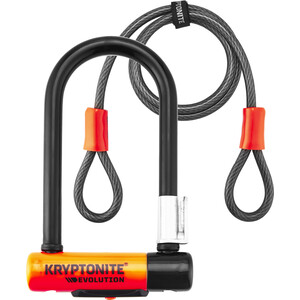 Kryptonite Evolution Mini-7 Bike Lock + Kryptoflex 