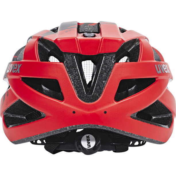 UVEX I-VO CC Helmet red-darksilver mat