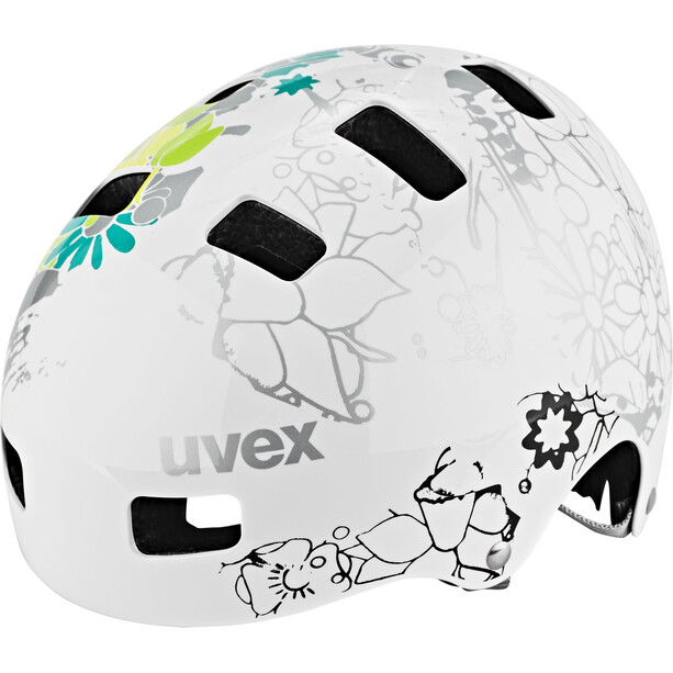 UVEX Kid 3 Helmet Kids white flower
