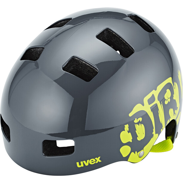 UVEX Kid 3 Helmet Kids dirtbike gray-lime