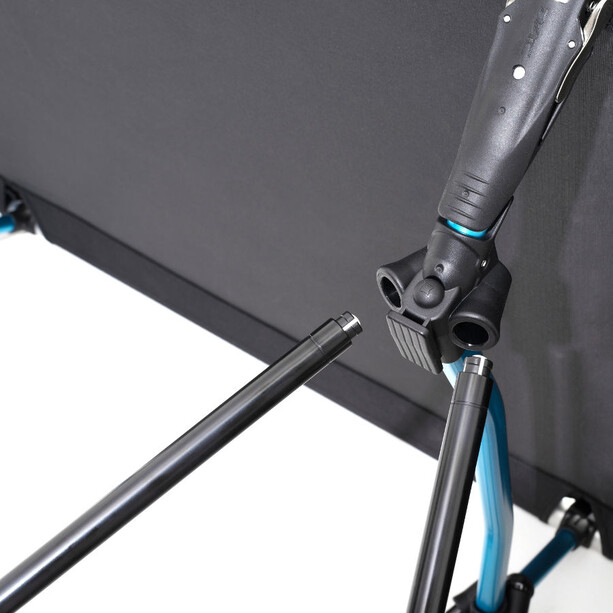 Helinox Cot Max Convertible Chaise longue, noir/turquoise