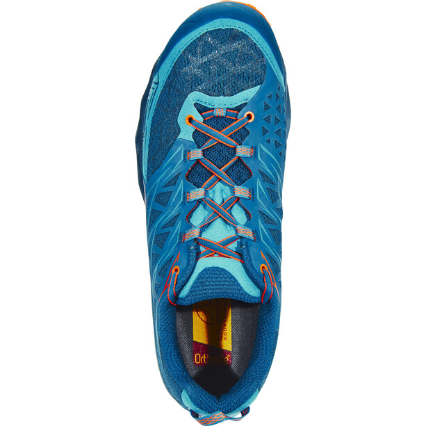 La Sportiva Akyra Running Shoes Men ocean/flame