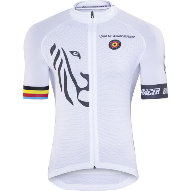 Bioracer Van Vlaanderen Pro Race Maillot de cyclisme Homme, blanc