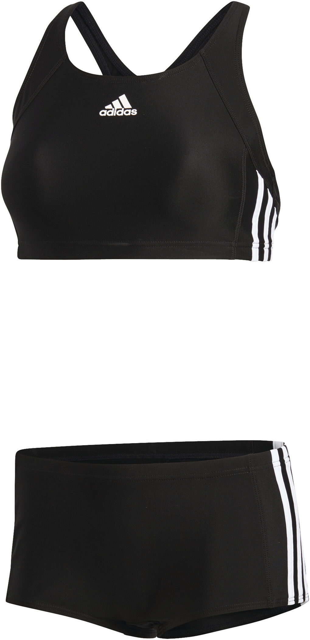 adidas Essence Core 3-Stripes Bikini Women black/white | Addnature.co.uk
