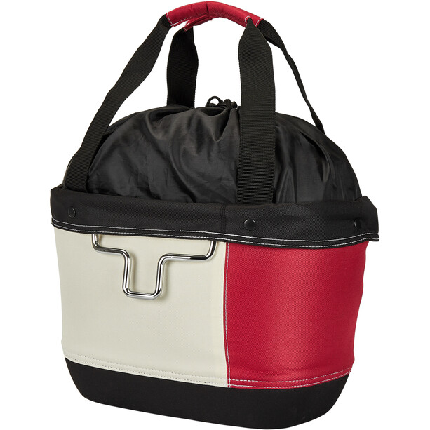 KlickFix Shopper Alingo Torba na bagażnik, czerwony/beżowy