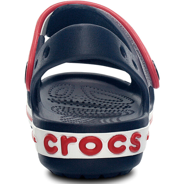 Crocs Crocband Sandalen Kinder blau/rot