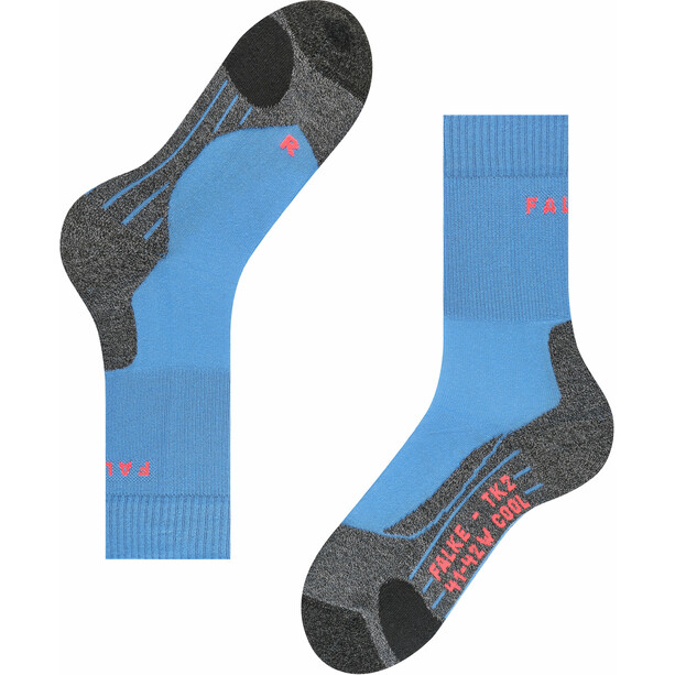 Falke TK2 Cool Trekking Socken Damen blau
