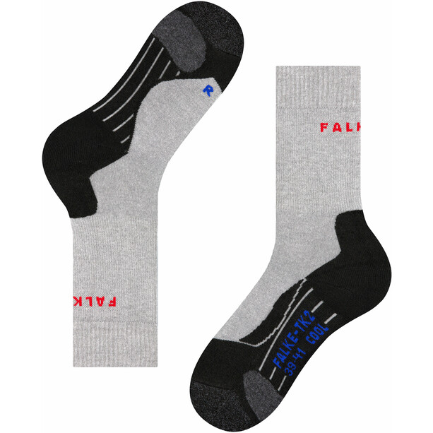 Falke TK2 Cool Trekking Socks Men light grey