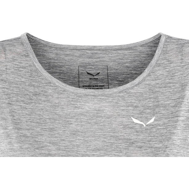 SALEWA Puez Melange Dry T-shirt Femme, gris
