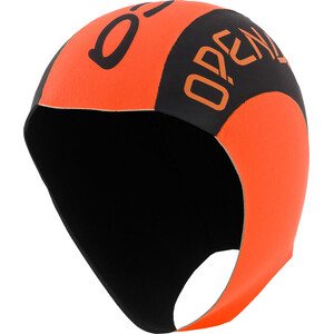 ORCA Neoprene Bonnet de bain, orange/noir orange/noir