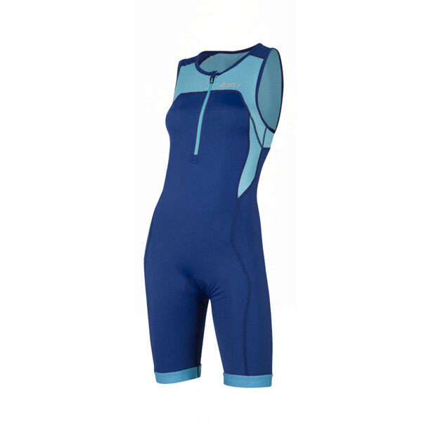 2XU Active Traje Triatlón Mujer, azul/Turquesa