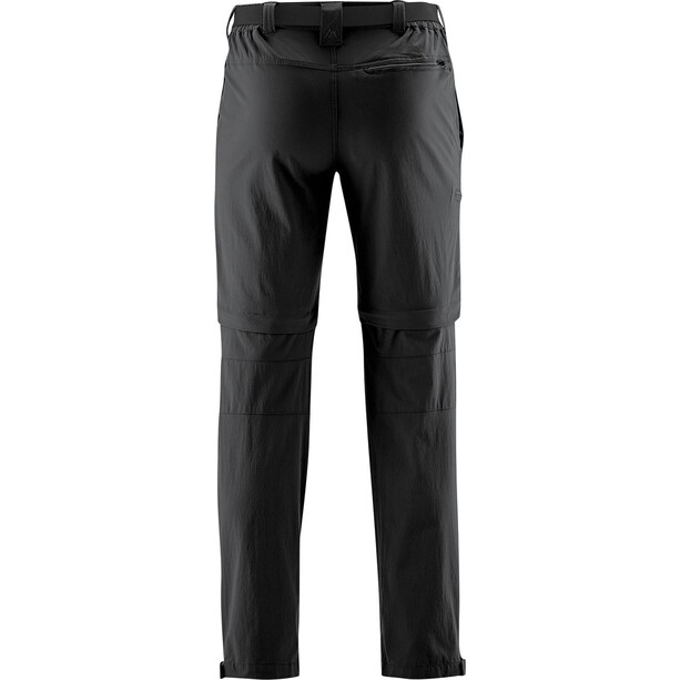 Maier Sports Tajo Pantalon convertible avec fermeture éclair Homme, noir