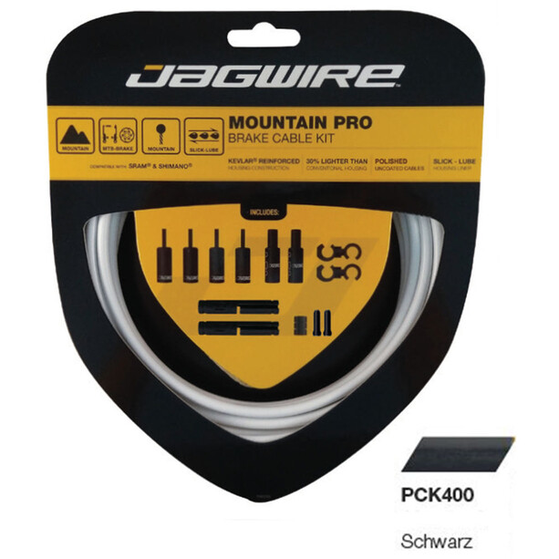 Jagwire Mountain Pro Kit câble de frein, noir
