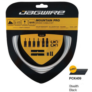 Jagwire Mountain Pro Kit câble de frein, noir noir