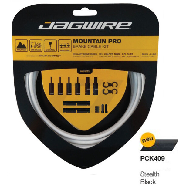 Jagwire Mountain Pro Kit câble de frein, noir