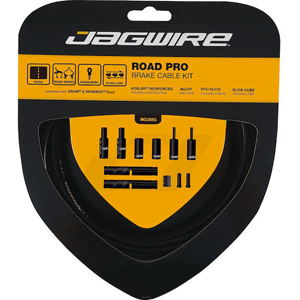 Jagwire Road Pro Kit câble de frein, noir
