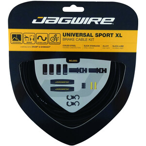 Jagwire Sport XL Universal Bremszugset für Shimano/SRAM schwarz schwarz