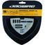 Jagwire Sport XL Set cavo del freno universale per Shimano/SRAM, nero