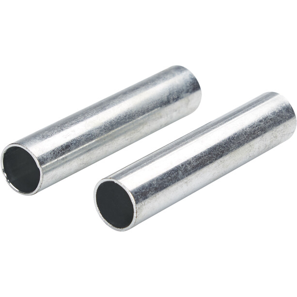 CAMPZ Sleeves for glass fibre poles 13mm Set of 2 silver