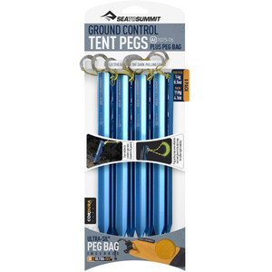 Sea to Summit Ground Control Tent Pegs 8-Pack blå blå