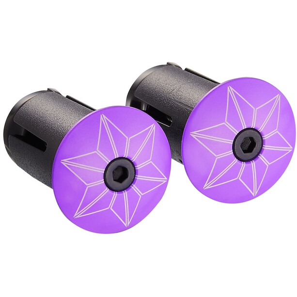 Supacaz Super Sticky Kush Star Fade Handlebar Tape neon purple print