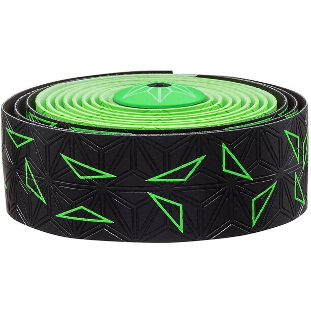 Supacaz Super Sticky Kush Star Fade Stuur tape, groen/zwart