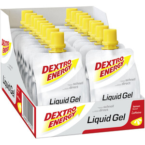 Dextro Energy Liquid Gel Box 18 x 60ml Zitrone mit Koffein 