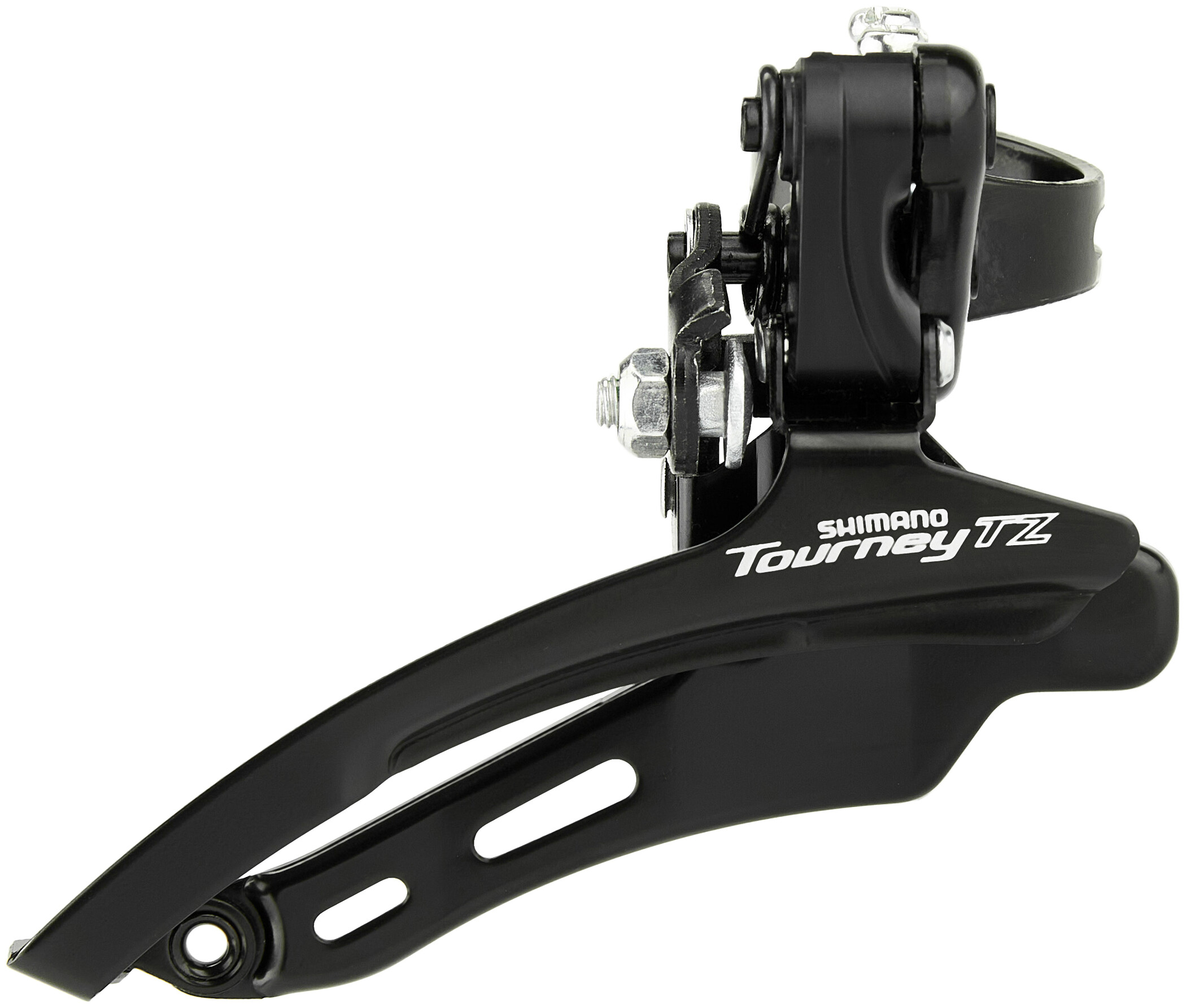 Shimano Turney TZ Fd-tz510 6 Speed Front Derailleur Down Swing Black for sale online 