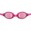 arena Spider Mirror Brille Kinder pink/weiß
