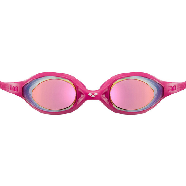 arena Spider Mirror Goggles Kinderen, roze/wit