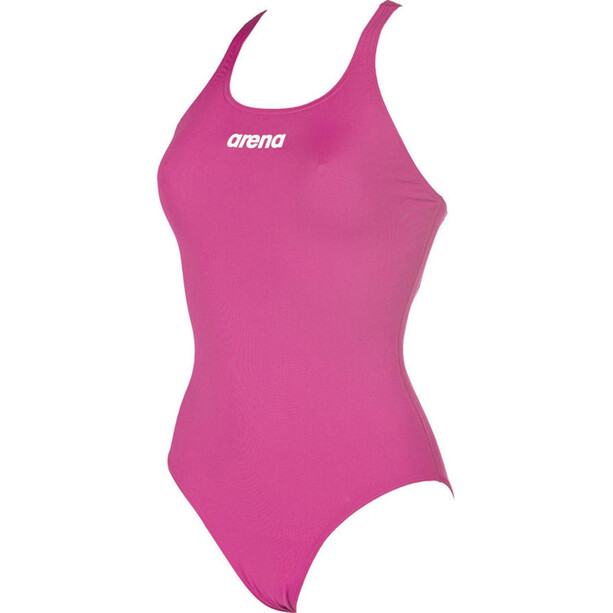 arena Solid Swim Pro Jednoczęściowy strój kąpielowy Kobiety, różowy