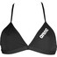 arena Solid Tie Back Top Women black-white