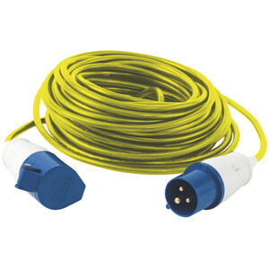 Outwell Câble de conversion 25m, jaune/bleu jaune/bleu