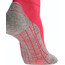 Falke RU4 Chaussettes courtes de running Femme, rouge/gris