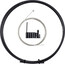 capgo BL Set de câbles de dérailleur 1x long pour Shimano/Sram MTB 1x11 & 1x12 ou moteur vélo électrique, noir