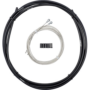 capgo Blue Line Set de cable de freno para Shimano/SRAM Road, negro negro